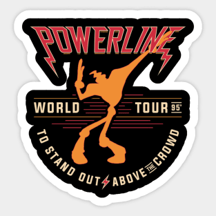 Hard Rock Powerline World Tour Sticker